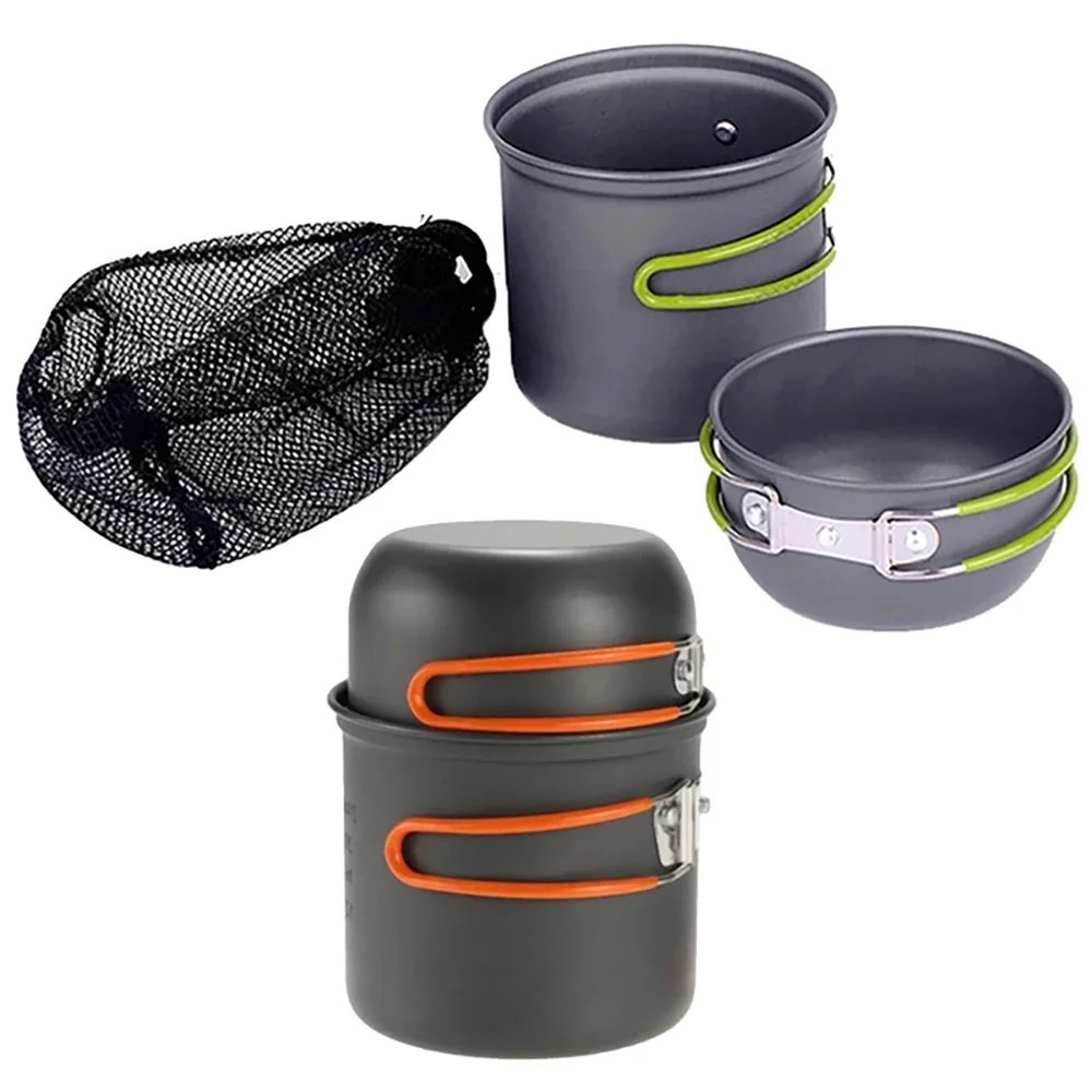 HomeCraft Camping Cookware Mess Kit Lightweight