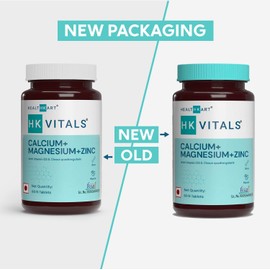 Beuniq Beuniq Calcium Magnesium & Zinc Tablets with Vitamin D3, Calcium Supplement for Women and Men, for Bone Health & Joint Support, 60 Calcium Tablets