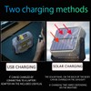 LED Solar Portable Camping Lights with Stand dimmable,Magnetic Work Lights