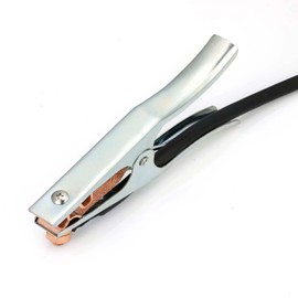 Amico EC15300, 300-Amp 15-Feet Welding Ground Clamp Assembly, Dines 35-70mm Connector, 2-Gauge Cable.