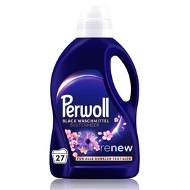 Perwoll Renew Sea of Flowers Detergent (1x 27 Wash Loads), Mild Deetergent Gently Cleanses and Renews Dark Colors and Fibers | With Triple-Renew Technology and Tempting Fragrance