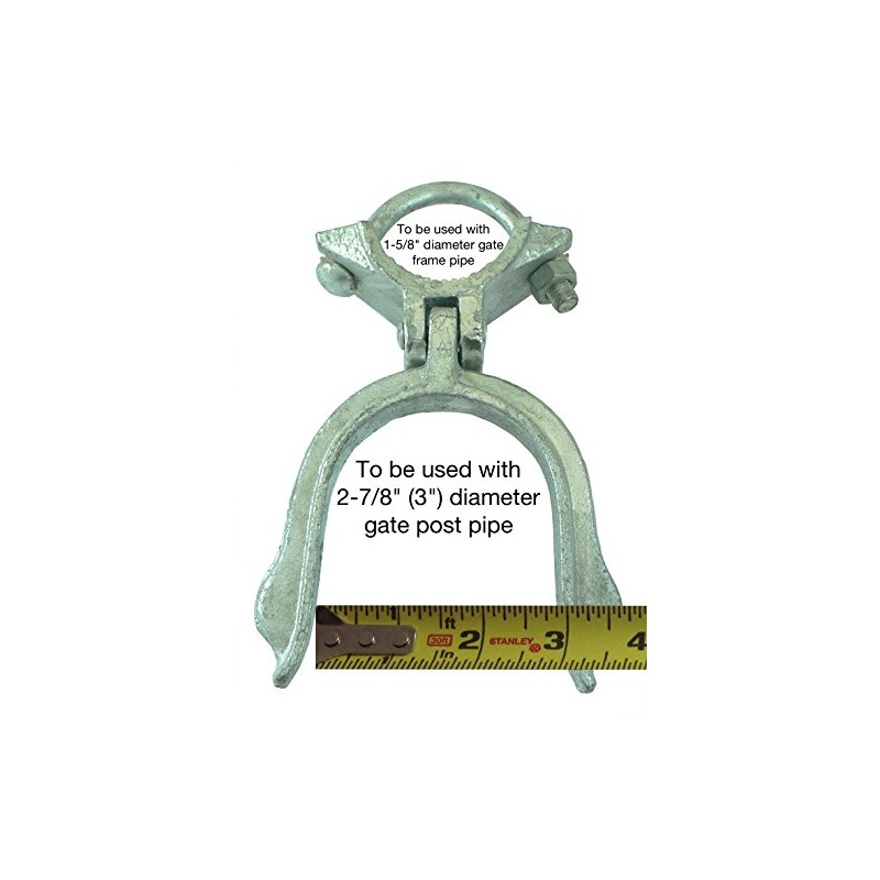 Heavy Duty Fork Latch - Malleable -1-5/8" x 3" Chain