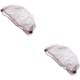 Housoutil 100 Piezas redecillas para el cabello para las mujeres bollo medias para niñas redecilla para el cabello Pinza para el malla elástica invisible cubierta de bollo