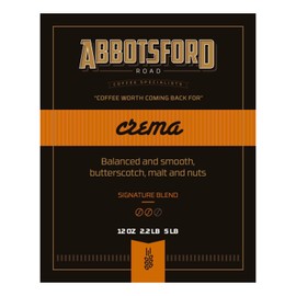 Abbotsford Road - Specialty Coffee Variety Pack, Espresso Gourmet Roasted Coffee Beans, Ideal for Cold Brew, Drip, Aeropress, Pour Over or Percolator, Includes Two 12oz Bags (Crema | Francese, Whole Bean)
