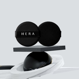 Hera Black Cushion Puff Zero-BT Fit 2 Pieces / 헤라 블랙 쿠션 퍼프 제로-비티 핏 2입