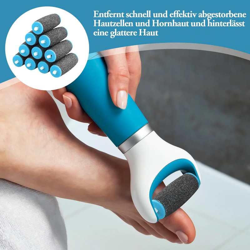 Pack of 11 Callus Remover Replacement Rollers, Extra Coarse Replacement