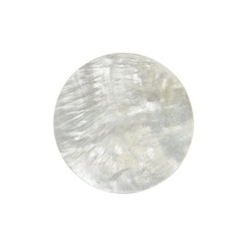 Quiges Natural Shell Small 25mm Coin Creme for Interchangeable Pendant Necklace