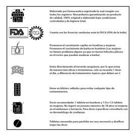 Minoxidil 5mg 50 Tabletas Minoxytop                                                                                                                   