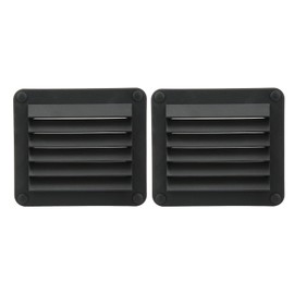 Ventilation Sidewall Vent Oxidation Resistant Easy to Use Simple Appearance (Black)