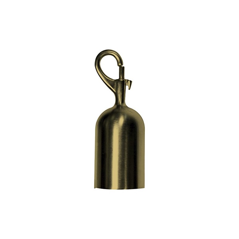 Lawrence metal ROPEEND-SNAP-2P Rope End Snap, Polished Brass