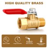 YELUN 1/4 Inch Valve Npt Air Compressor Brass Heavy Duty