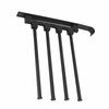 RV Clothes Drying Rack Aluminum Multifunctional Drilling Free Wind Proof