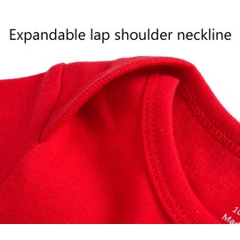 kavkas Long Sleeve Baby Bodysuit for Boys and Girls Newborn Cotton Vests Undershirts Infant Solid One Piece Baby Clothes 3 Pack (18-24M)