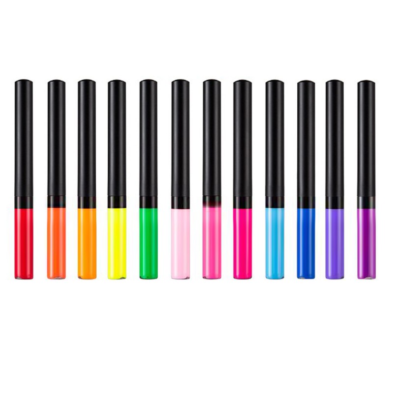 12PCS Liquid Colored Eyeliner Waterproof Fadeless Matte Eyeliner Pencil Set