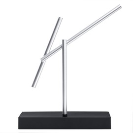 CulinaryEdge Kinetic Energy Sculpture Sticks – Battery Powered Motion Desk Toy, Elegant Metal Physics Decor for Office and Home