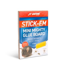 JT Eaton 154 Mini Mighty Glue Board Trap for Mice and Insects (Case of 24)