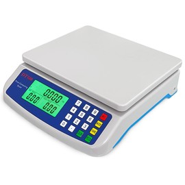 30kg/66lb Commercial Food Scale Large Digital Kitchen Scale for Baking Cooking Bread Meat Weight Price Computing Scale with LCD Display Counting Scales for Coins Adapter Included | MOCCO