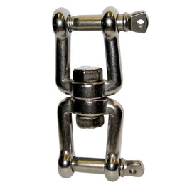 316 Stainless Steel Anchor Swivel Jaw - Jaw Connector by MarineNow (6mm - 1/4")