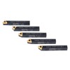 Accusize Industrial Tools 1/4'' Shank x 2'' Oal 5 Pc