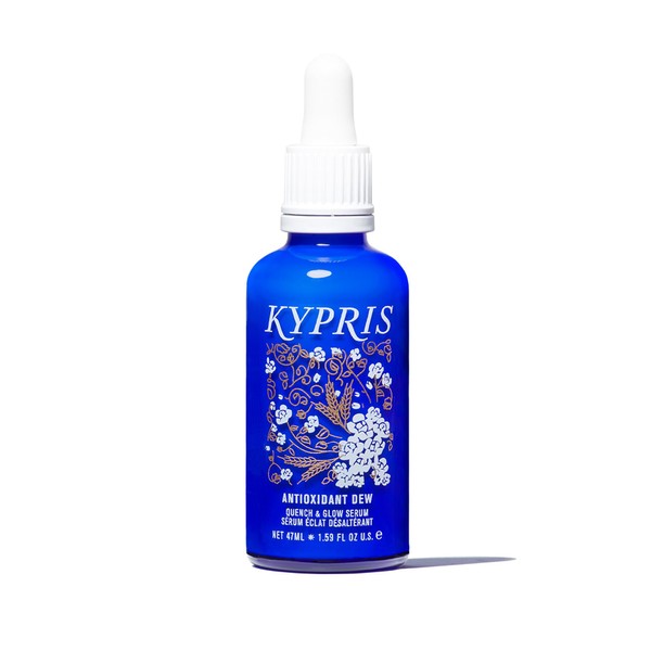 KYPRIS - Antioxidant Dew Natural Quench & Glow Facial Serum Hydrating, High-Performance Skin Care with Ferulic Acid & Retinol Free (Full Size, 1.59 fl oz | 47 ml)