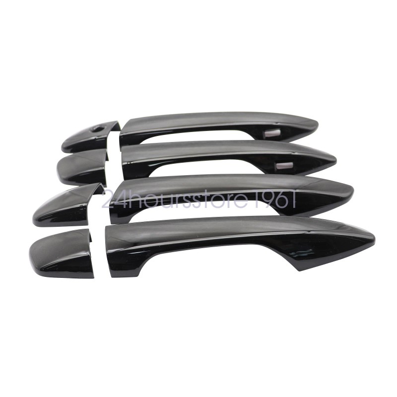Soillar GLOSS BLACK Door Handle COVERS W/2 SMT KH Fit