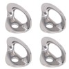 10Pcs Climbing Hanger Lightweight Stainless Steel Rock Climbing Anchors for