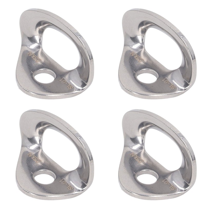 10Pcs Climbing Hanger Lightweight Stainless Steel Rock Climbing Anchors for