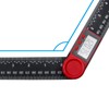 Bestgle Protractor Digital Angle Ruler 2-in-1 Ruler Angle Measurement 360°