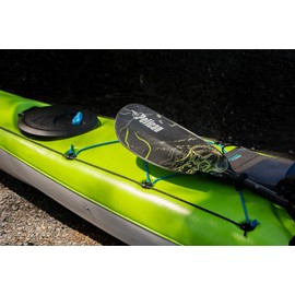 Pelican Symbiosa Kayak Paddle | Adjustable Fiberglass Shaft with Nylon Blades | Lightweight, | Perfect for Kayaking (Dark Indigo, From 94.5 in - 240 cm to 98.5 in - 250 cm)