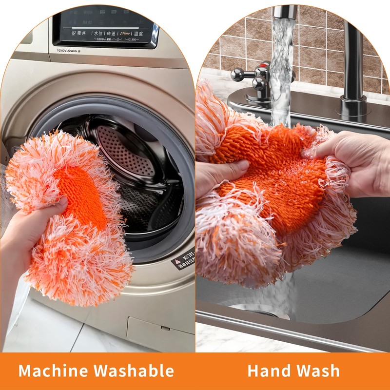 360 Rotatable Adjustable Cleaning Mop with 5 Mop Head, 78