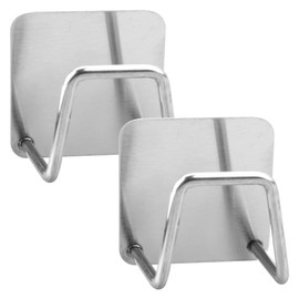 GLADFRESIT Sponge Holders, 2PCS Stainless Steel Sponge Drain Rack Strong Bearing Capacity of The Drain Holder Easy to Install for Kitchen Sink Bathroom