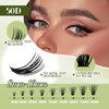 DIY Lash Extension Kit 50D Volume Lash Clusters Kit with
