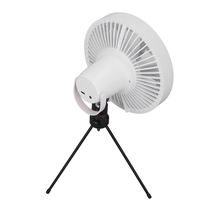 Portable Tripod Stand Fan USB Rechargeable Camping Hanging Fan with