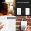 Humpptom Wireless Light Switch and Receiver, Dimmer Switch Work with