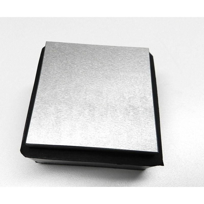 JTS Steel Bench Block W/Rubber Base 2-1/2" Square 1" Thick
