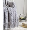 CREVENT Rustic Farmhouse Couch Sofa Throw Blanket for Bedroom Living