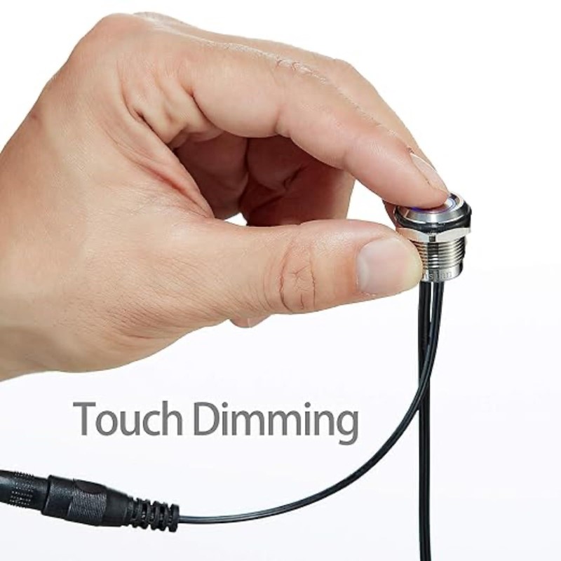 Clearhill 12V - 24V Touch Dimmer Switch, LED for 17mm