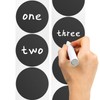 Round Stickers Black 25mm Circle Labels with Dispenser Box Color