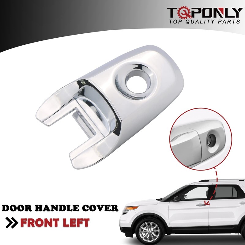 TQPONLY Exterior Door Handle Lock Cylinder Cap Compatible with 2008-2019