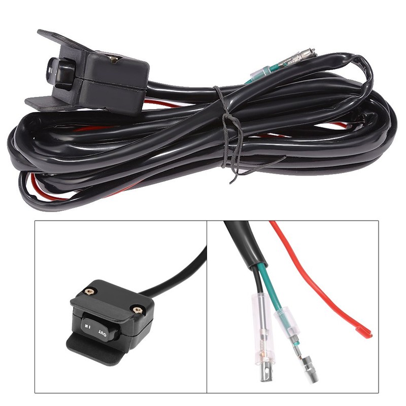 Anxingo ATV Winch Switch Handlebar Control Mini Rocker Switch -