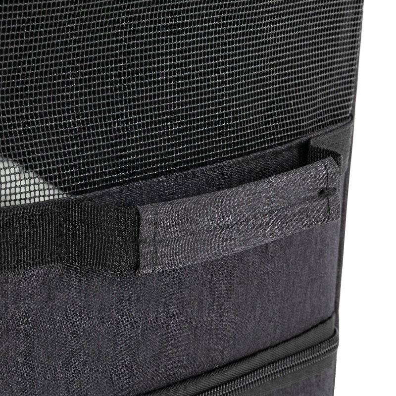 2-Tier Dog Trolley Bag Double-Compart