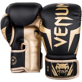 Venum Elite Guantes de Boxeo - Negro/Dorado