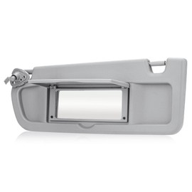 Gray Driver Left Side Sun Visor Replacement Compatible with 2006-2011 Honda Civic EX LX Sedan SI Coupe Replace 83280-SNA-A01ZA