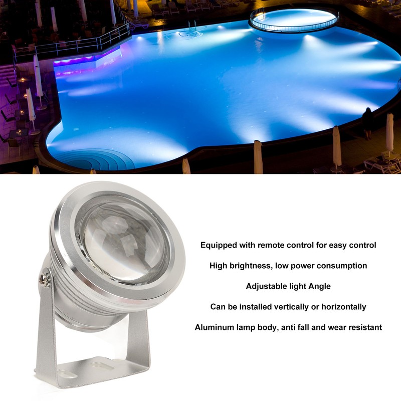 LED Pond Lights IP68 12V RGB Color Changing Submersible Lights