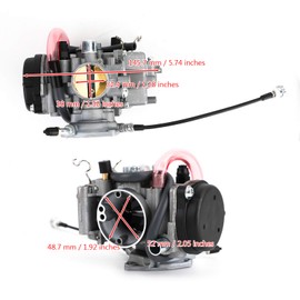 Artudatech Carburetor Carb for Yamaha Kodiak 400 YFM400 Big Bear 400 2000-2006