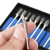 Toolzia 10-Piece Tungsten Carbide Rotary Burr Set
