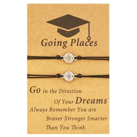 Graduation Gifts for Her Compass Bracelet Graduation Bracelet Friend Gifts for Classmates