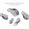ExcInter Single Pulley M15 Steel Wheel Block Heavy Duty Pulley