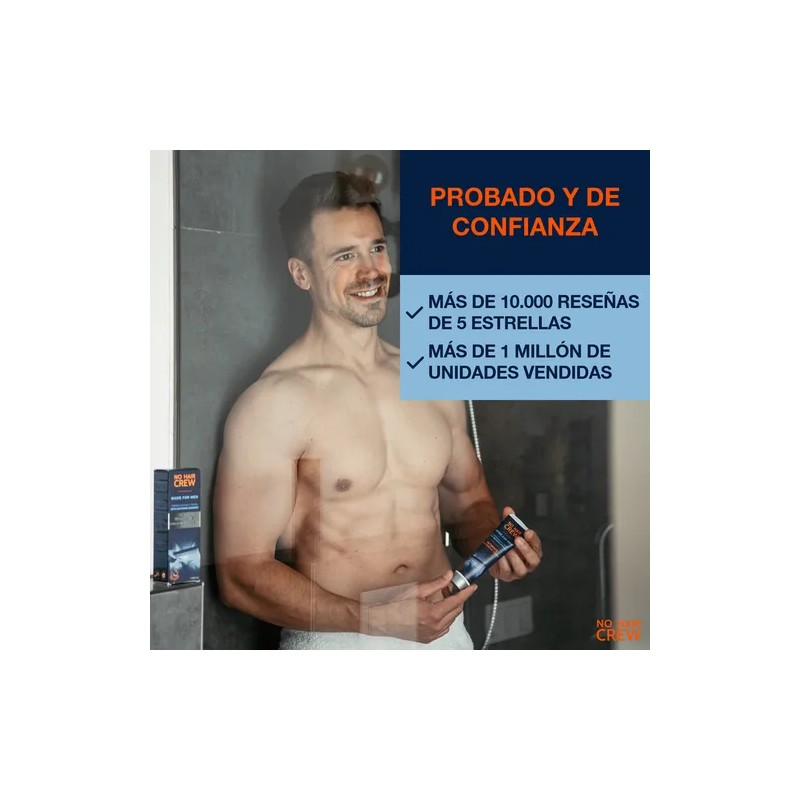 No Hair Crew intimate crema depilatoria íntima para hombre 100ml