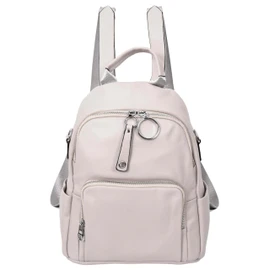 Womens Real Leather Fashion Backpack Casual Style Eliza (Grey)